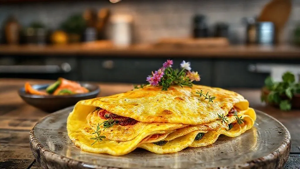 7 Passos: Omelete Simples em Prato Gourmet Rápido e Impressionante?